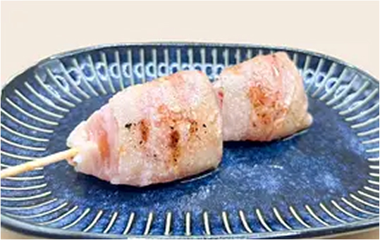 豚バラトマトの串焼き