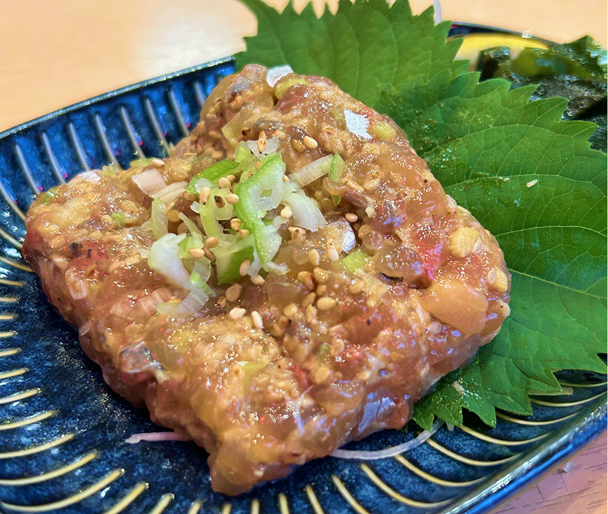 アジのなめろう