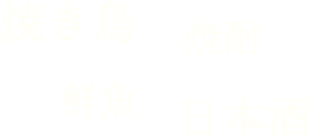 焼き鳥・鮮魚×焼酎・日本酒